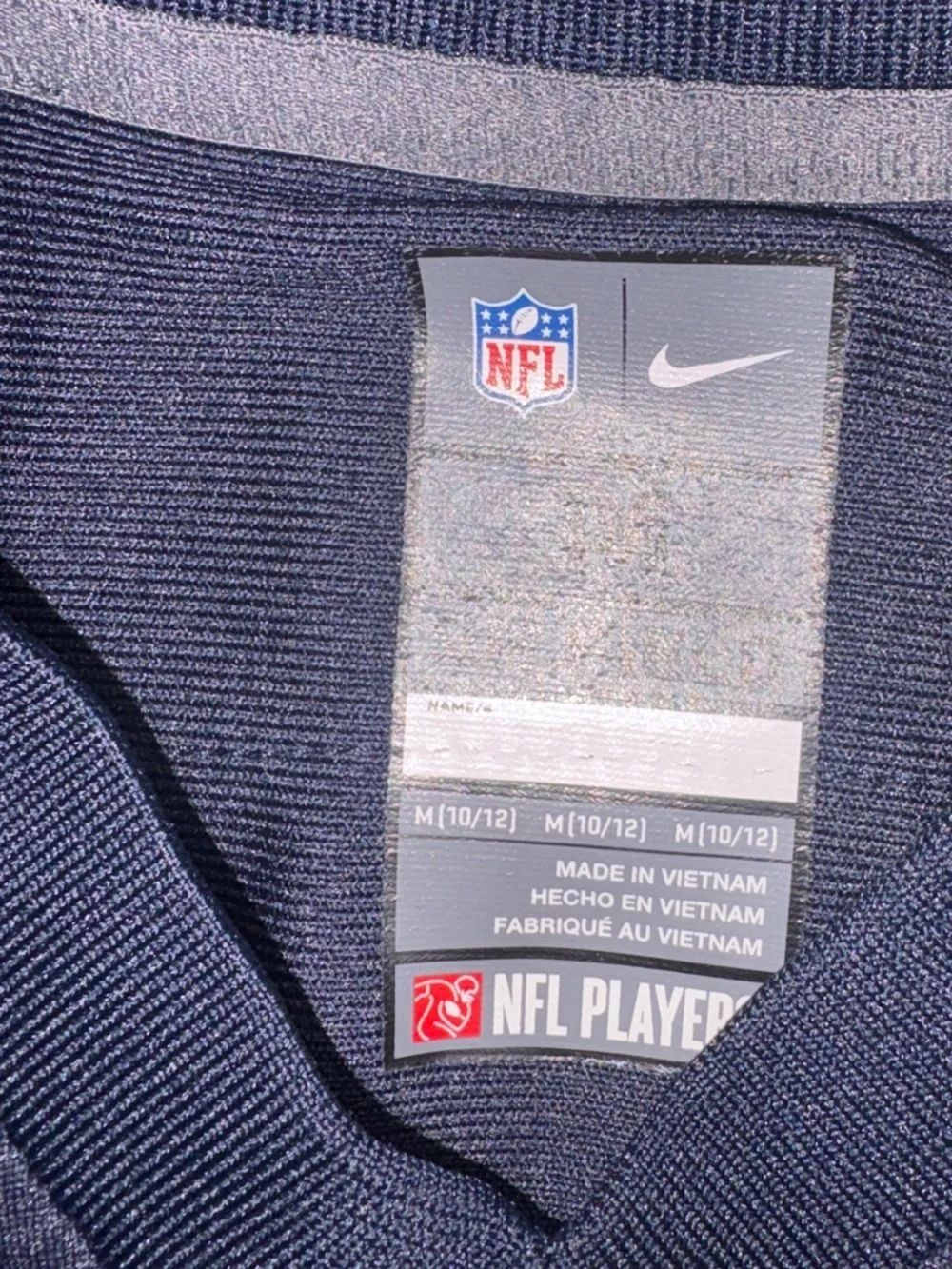 Kids Nike Houston Texans Deshaun Watson Navy Blue Home Game Football Jersey #4 M